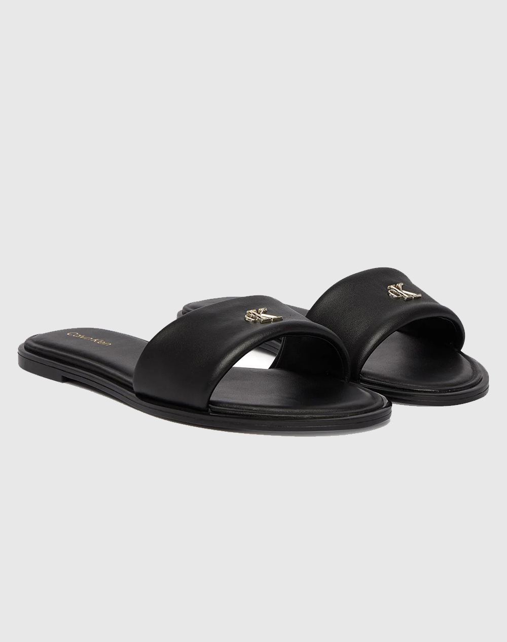 CALVIN KLEIN JEANS ROUND FLAT SNDL LTH BAR HW 2 HW0HW02925-0GJ TotalBlack φωτογραφία