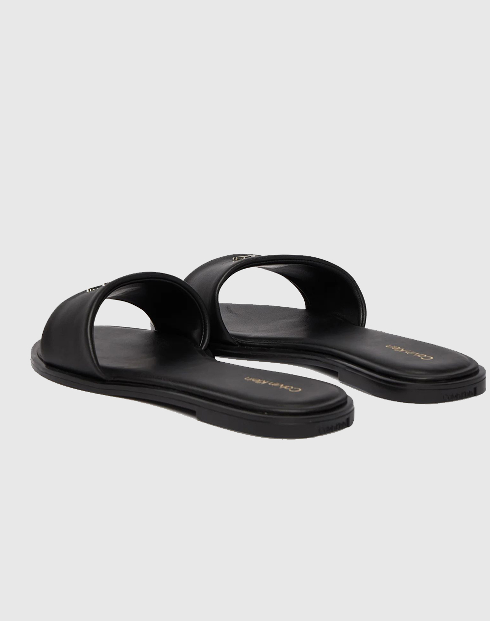CALVIN KLEIN JEANS ROUND FLAT SNDL LTH BAR HW 2 HW0HW02925-0GJ TotalBlack φωτογραφία