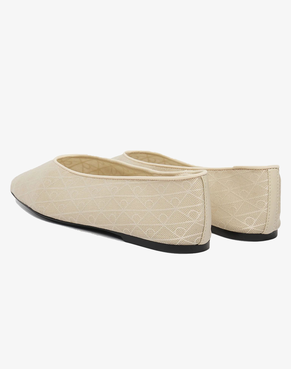 CALVIN KLEIN SQUARE BALLERINA AOP MESH HW0HW02937-PDV Biege φωτογραφία