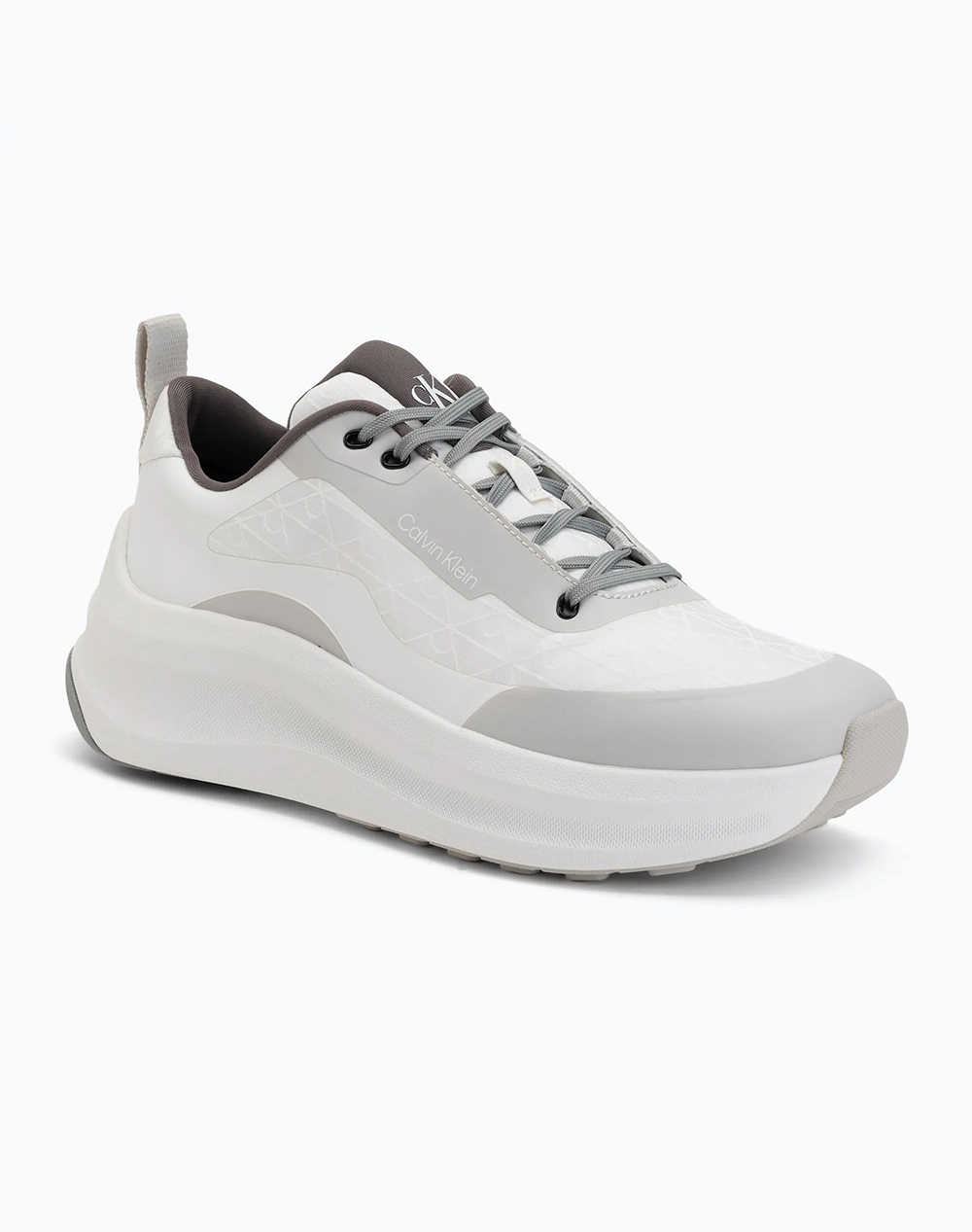 CALVIN KLEIN JEANS CHUNKY RUNNER LACEUP MIX AOP YW0YW02077-0K6 Gray