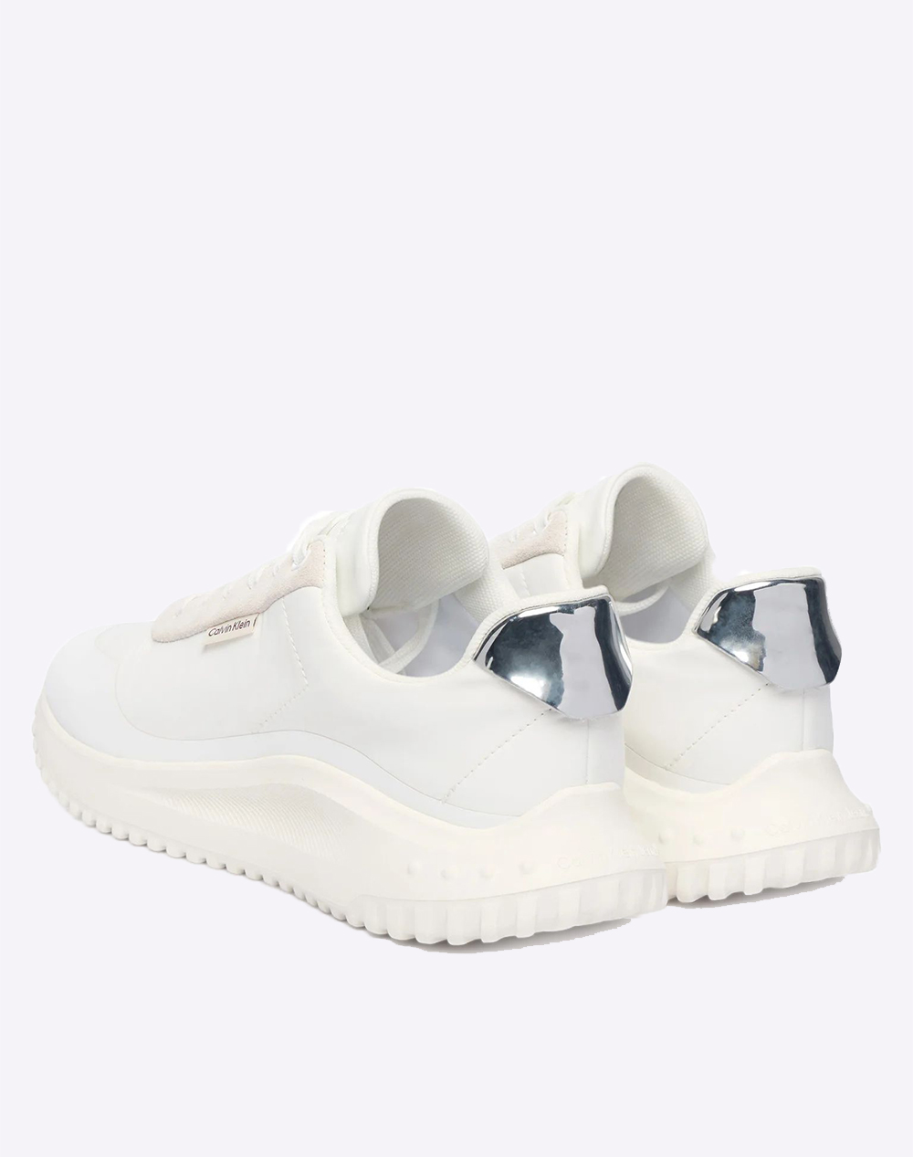 Calvin Klein Jeans Eva Runner Lace Up Mat Mix Yw0Yw02016-01T Offwhite Γυναικεία παπούτσια Sneakers Politikos Shop Πολιτικός