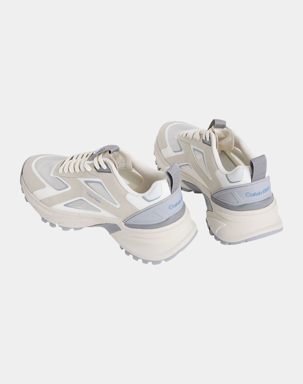 Calvin Klein Jeans Hike Run Ckstripe Ripst Hw0Hw03019-0Gc Biege Γυναικεία παπούτσια Sneakers Politikos Shop Πολιτικός