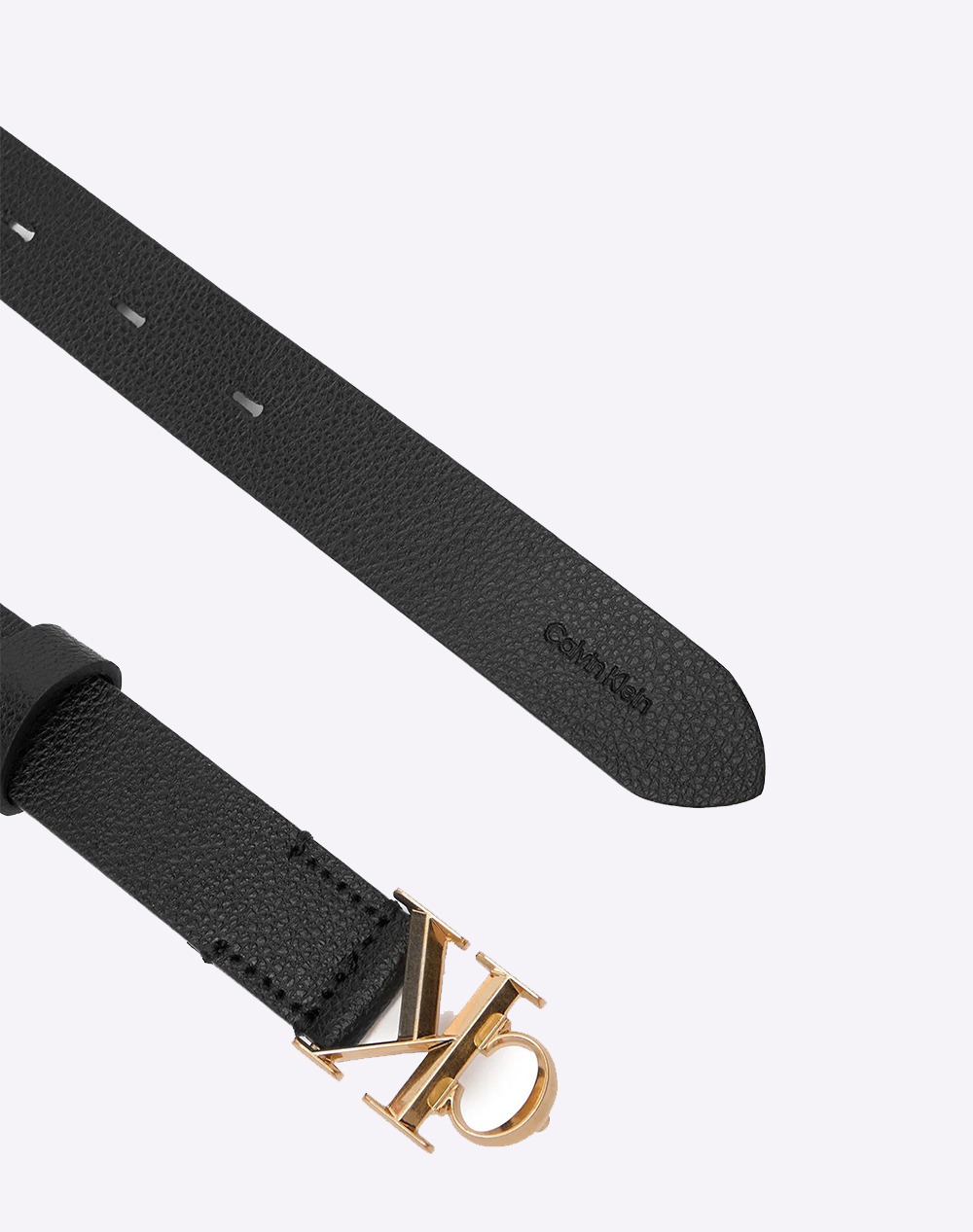 CALVIN KLEIN JEANS FACET CK BUCKLE PEBBLE STRAP 25M LV04F7060G-YIH Black φωτογραφία