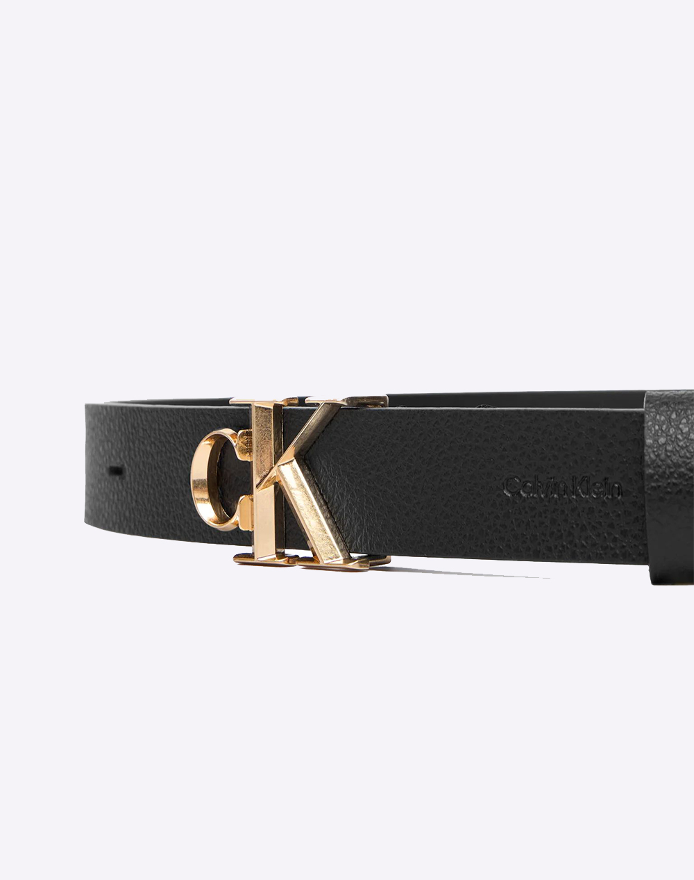 CALVIN KLEIN JEANS FACET CK BUCKLE PEBBLE STRAP 25M LV04F7060G-YIH Black φωτογραφία