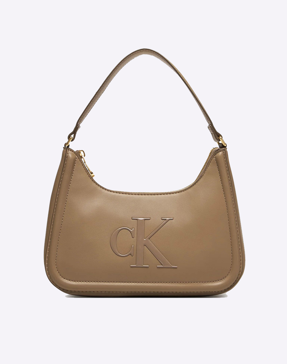 CALVIN KLEIN RAISED CK SMALL SHOULDER BAG LV04F3230G-VFU SandyBrown