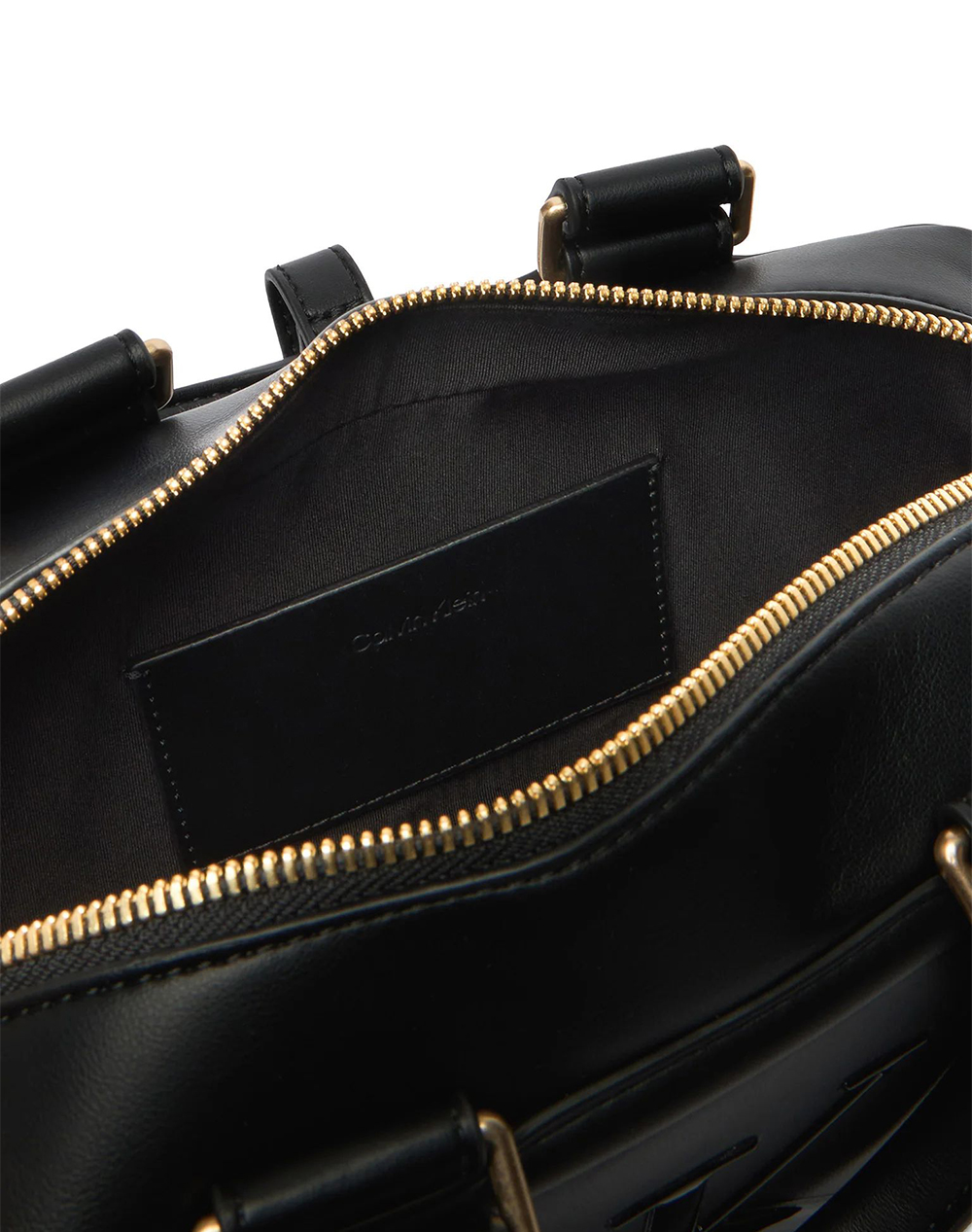 CALVIN KLEIN JEANS BOLD CK ELONGATED MINI TOTE LV04F3411G-UB1 Black φωτογραφία