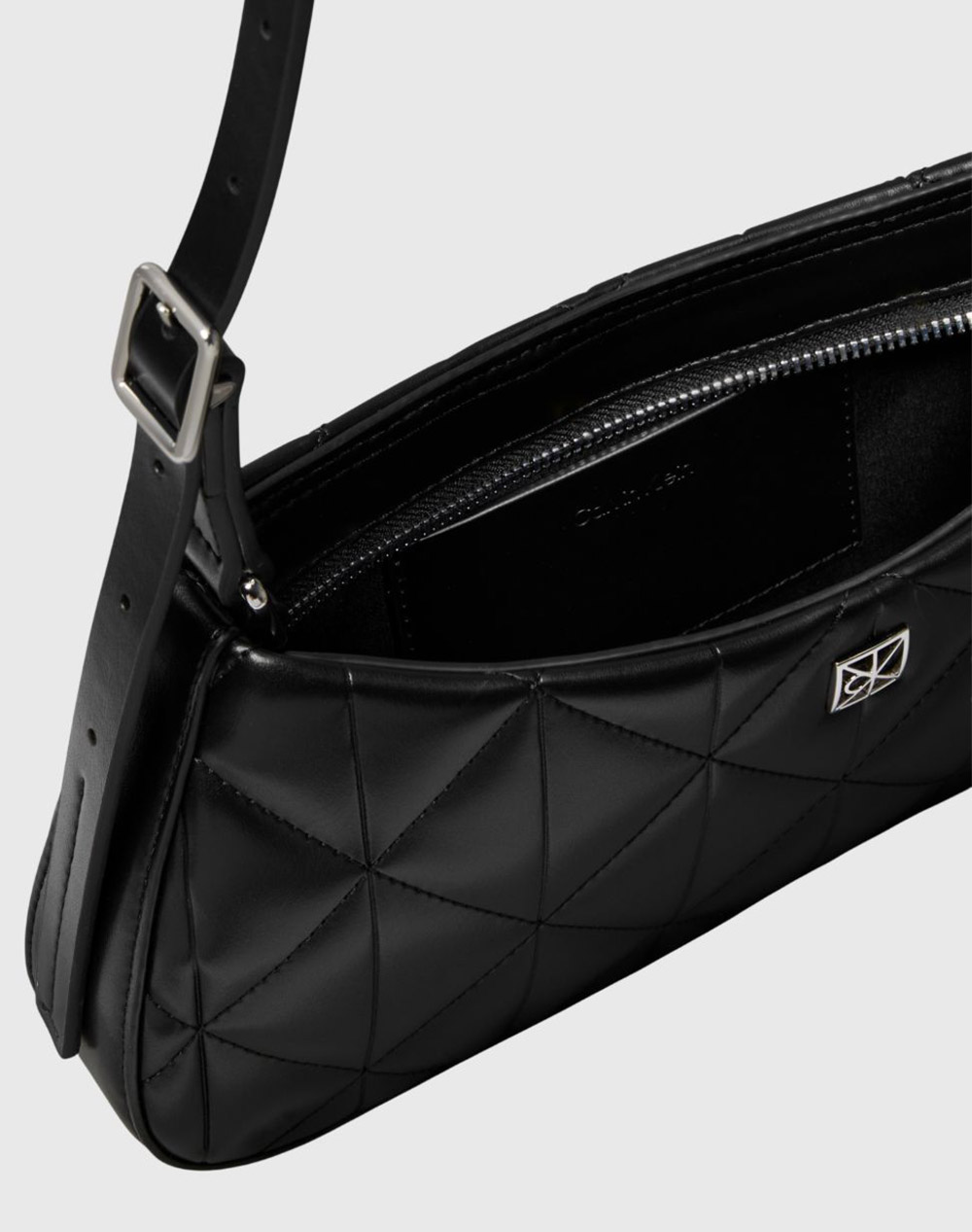 Calvin Klein Quilted Sm Shoulder Bag Lv04F3327G-Ub1 Black Γυναικεία αξεσουάρ τσάντες Politikos Shop Πολιτικός