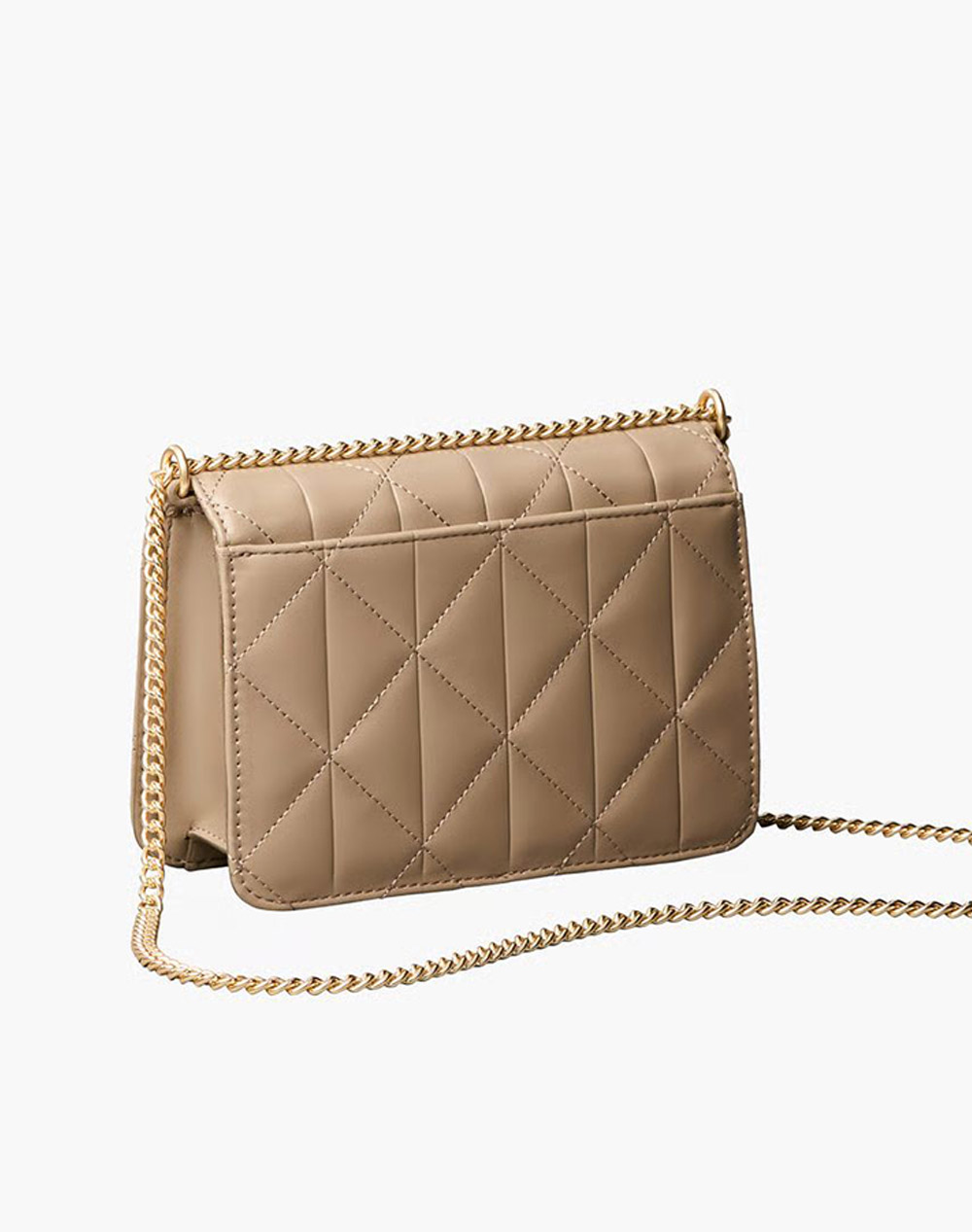 CALVIN KLEIN QUILTED MINI CHAIN BAG LV04F3321G-VFU SandyBrown