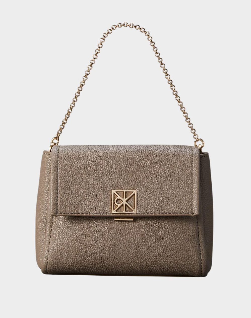 CALVIN KLEIN JEANS EMBLEM HW PEBBLE CROSSBODY 20 LV04F3511G-VFU SandyBrown