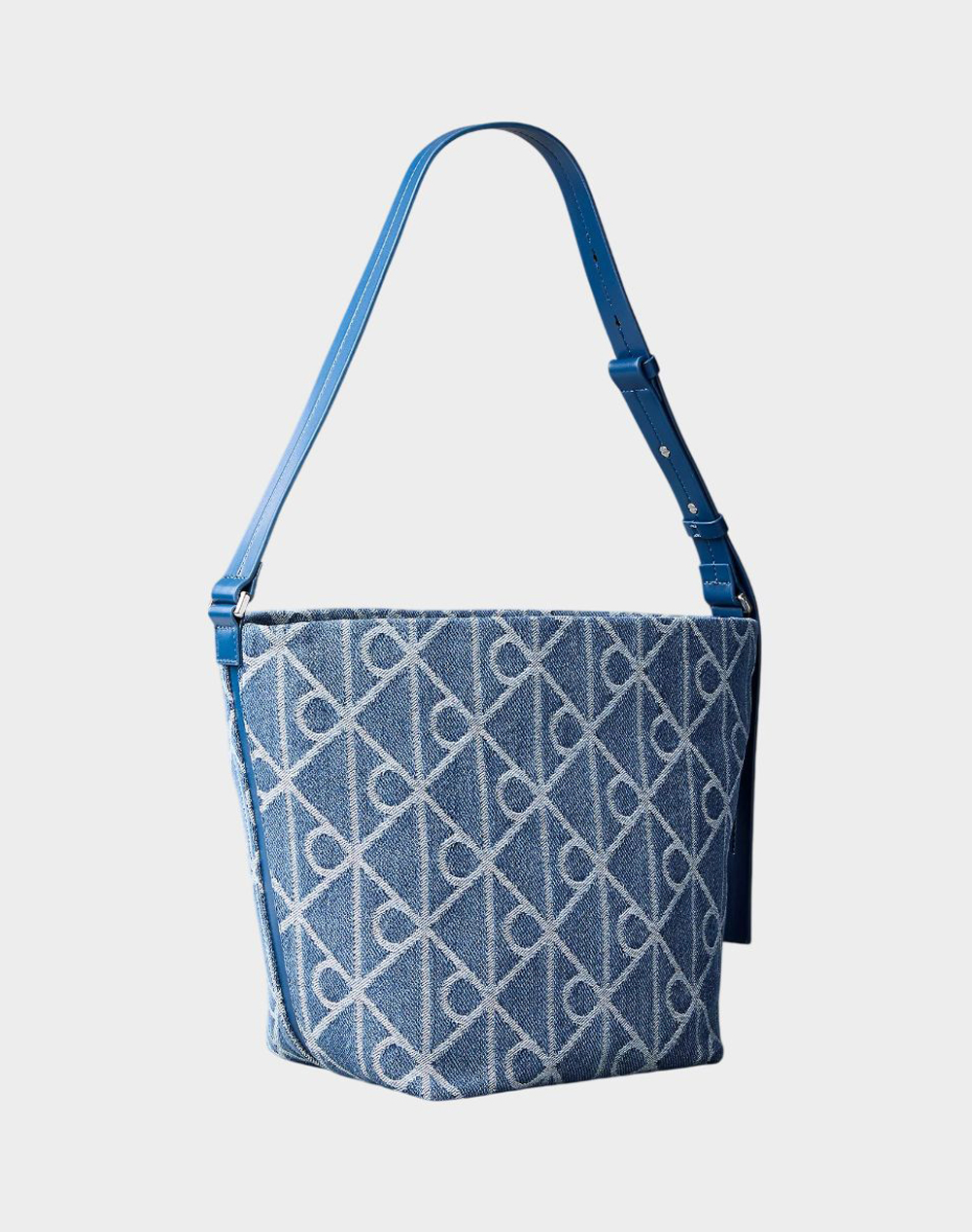 CALVIN KLEIN JEANS EMBLEM AOP DENIM BUCKET LV04F3432G-YBN JeanBlue φωτογραφία