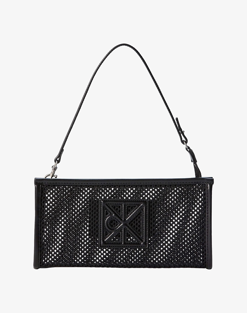 CALVIN KLEIN JEANS EMBLEM MESH CONVERTIBLE POUCH LV04F1136G-UB1 Black