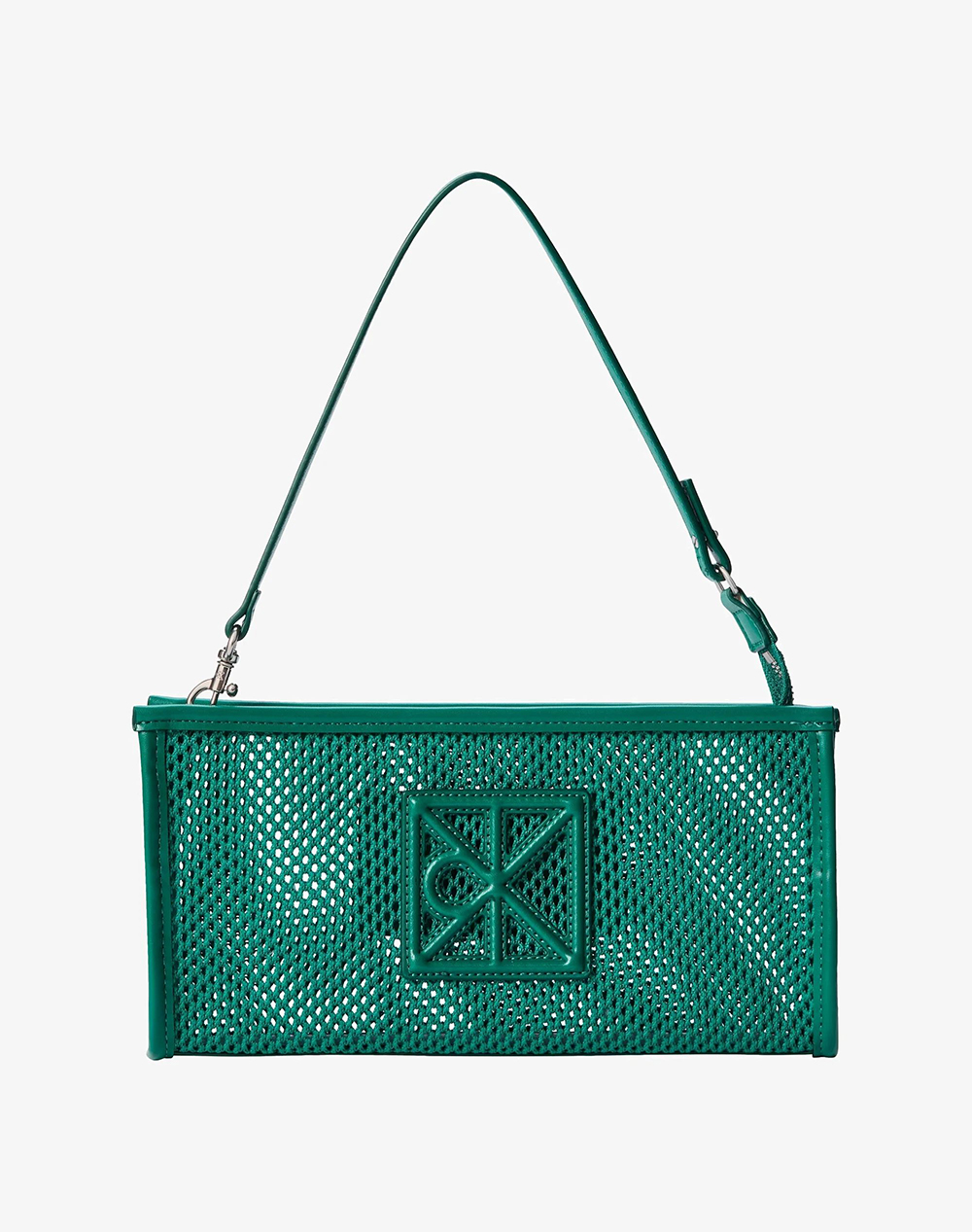 CALVIN KLEIN JEANS EMBLEM MESH CONVERTIBLE POUCH LV04F1136G-L4G Green