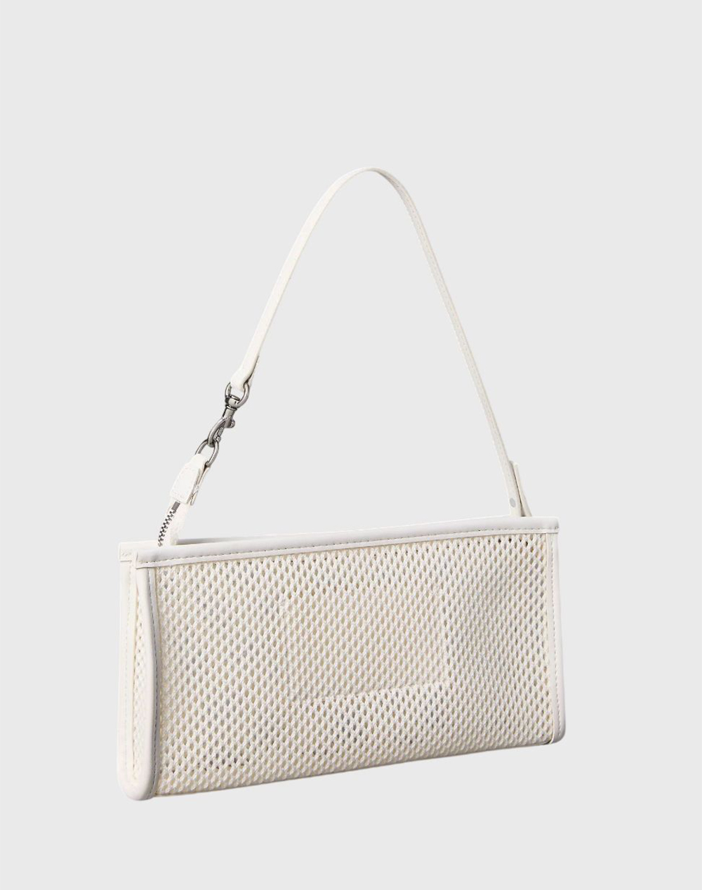 CALVIN KLEIN JEANS EMBLEM MESH CONVERTIBLE POUCH LV04F1136G-4LX OffWhite
