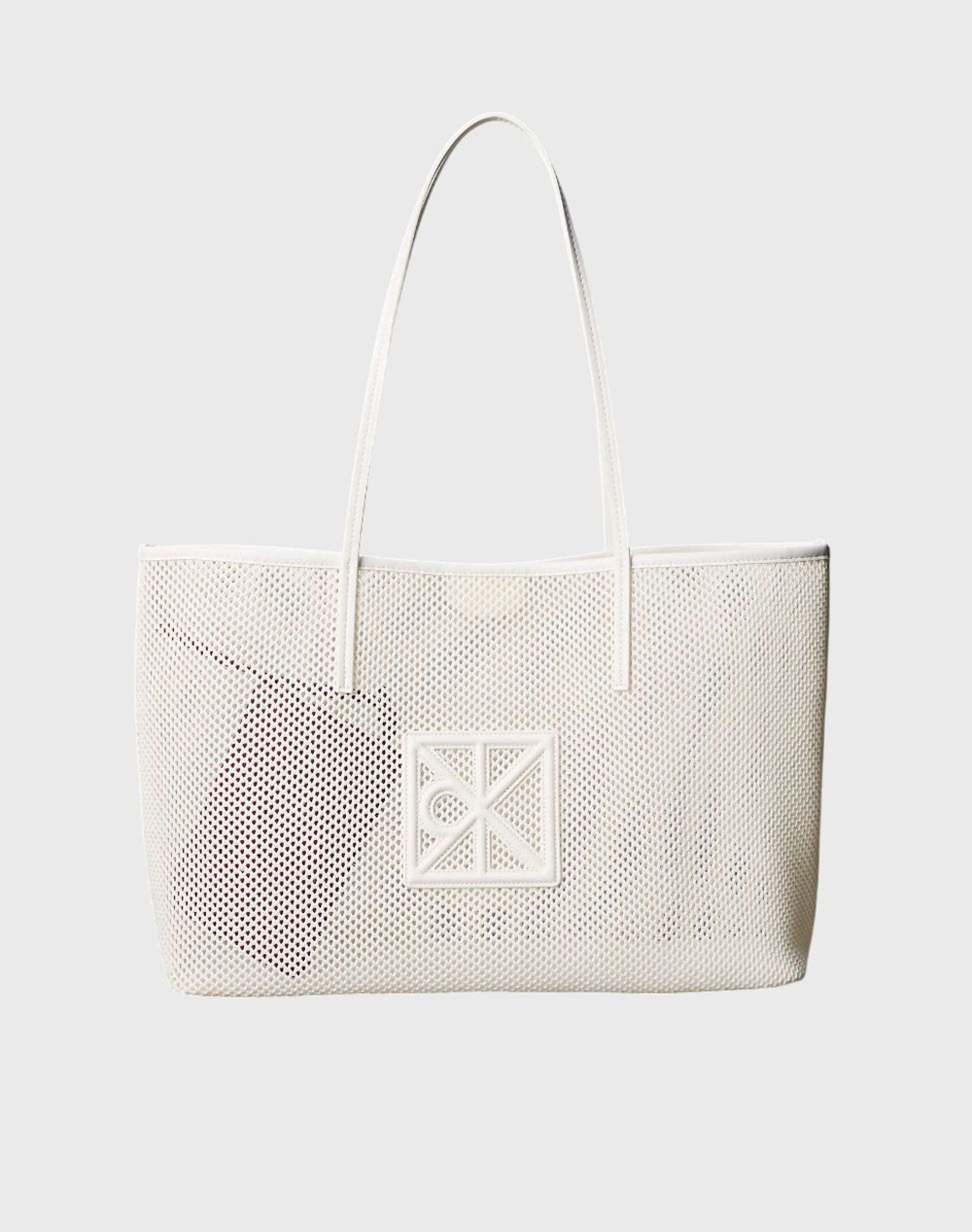 CALVIN KLEIN JEANS EMBLEM MESH TOTE LV04F3380G-4LX OffWhite