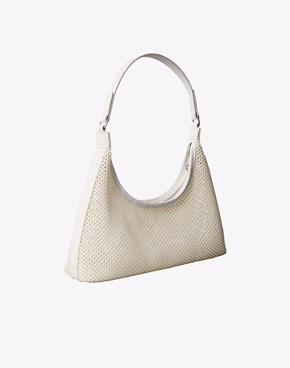 CALVIN KLEIN JEANS EMBLEM MESH SHOULDER BAG LV04F3381G-4LX OffWhite φωτογραφία