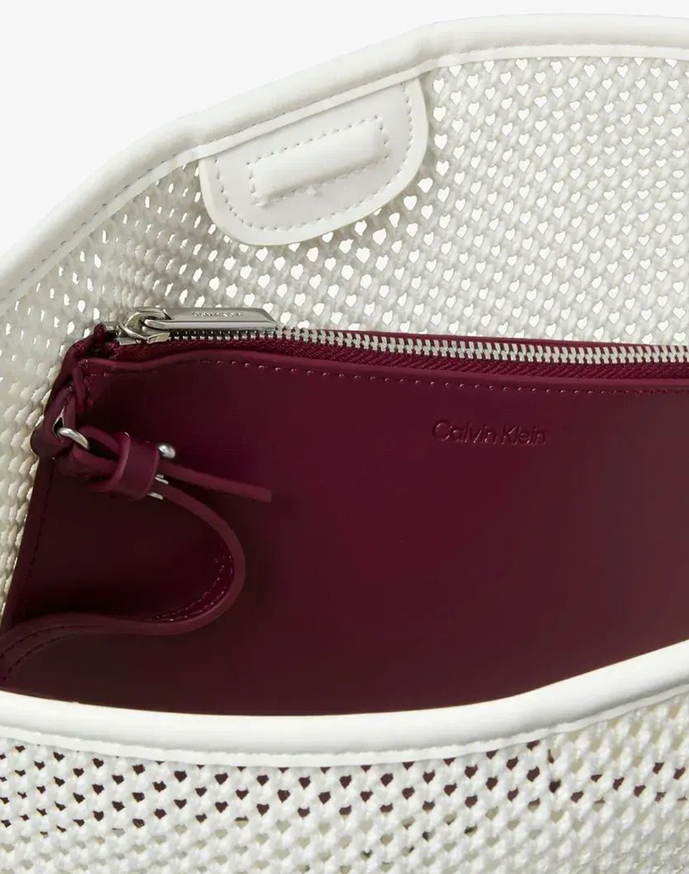 CALVIN KLEIN JEANS EMBLEM MESH BUCKET LV04F3423G-4LX OffWhite φωτογραφία