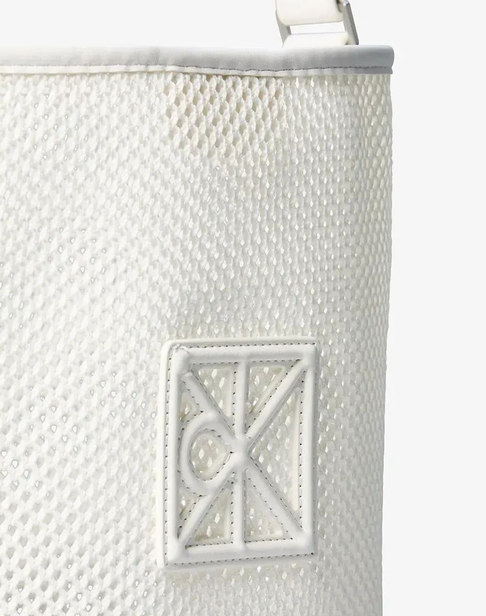 CALVIN KLEIN JEANS EMBLEM MESH BUCKET LV04F3423G-4LX OffWhite φωτογραφία