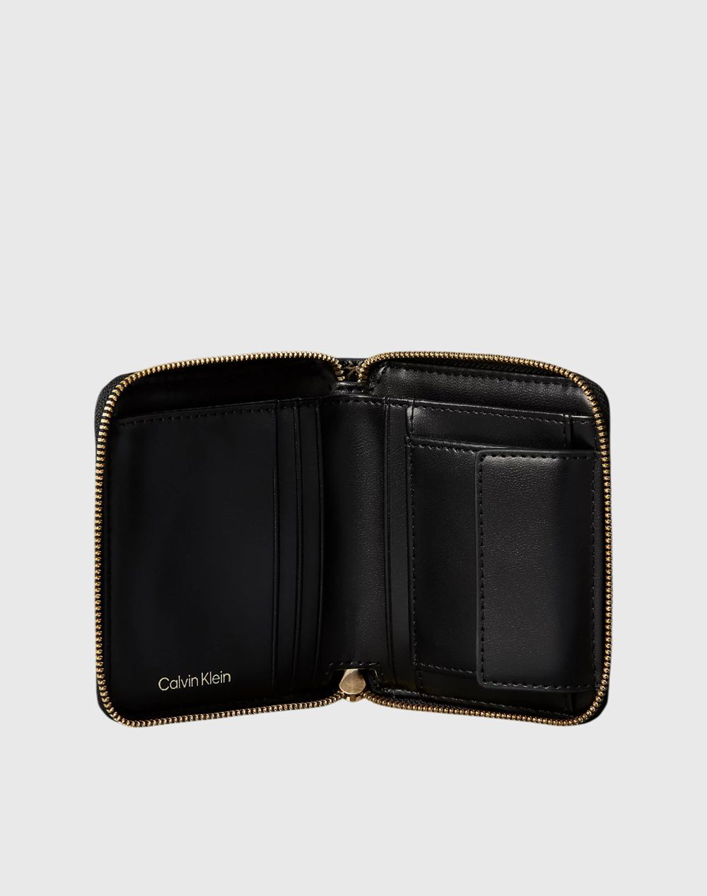 Calvin Klein Jeans Aop Square Zip Around Lv04F1089G-2Xa Black Γυναικεία αξεσουάρ Πορτοφολια Politikos Shop Πολιτικός