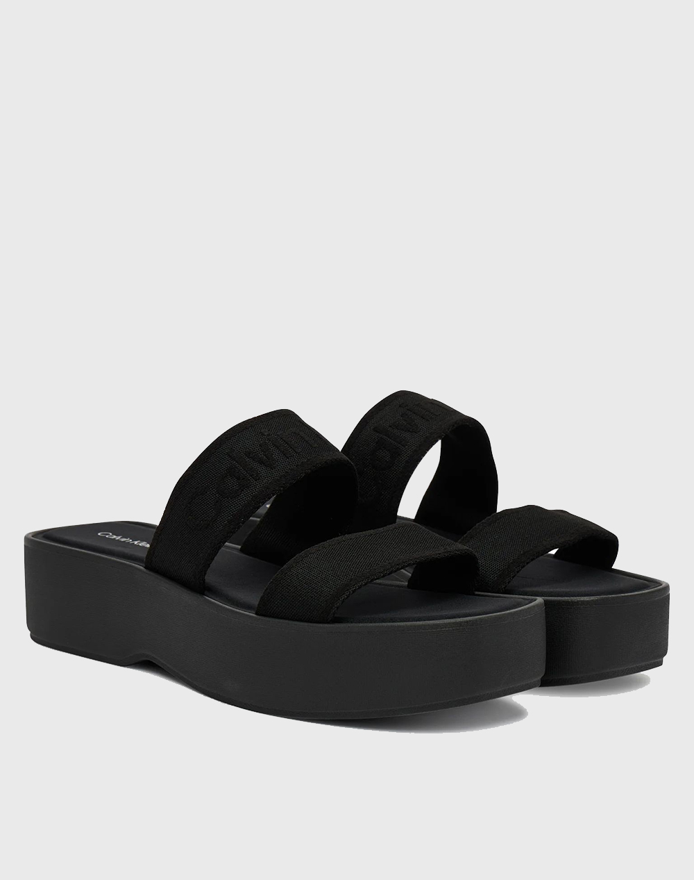 CALVIN KLEIN JEANS FLATFORM SNDL WEBBING HW0HW02878-0GJ Black φωτογραφία