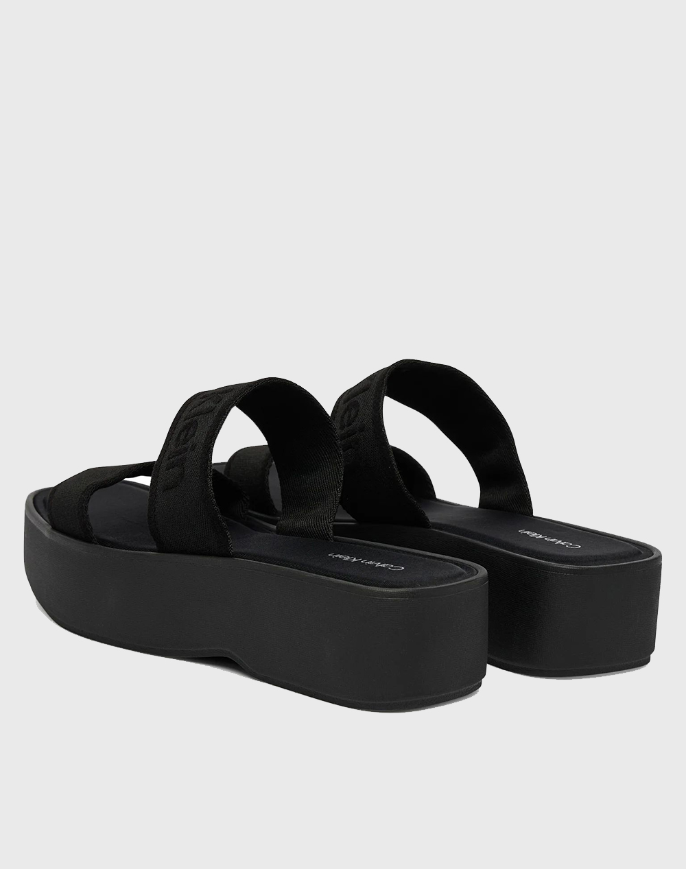 CALVIN KLEIN JEANS FLATFORM SNDL WEBBING HW0HW02878-0GJ Black φωτογραφία