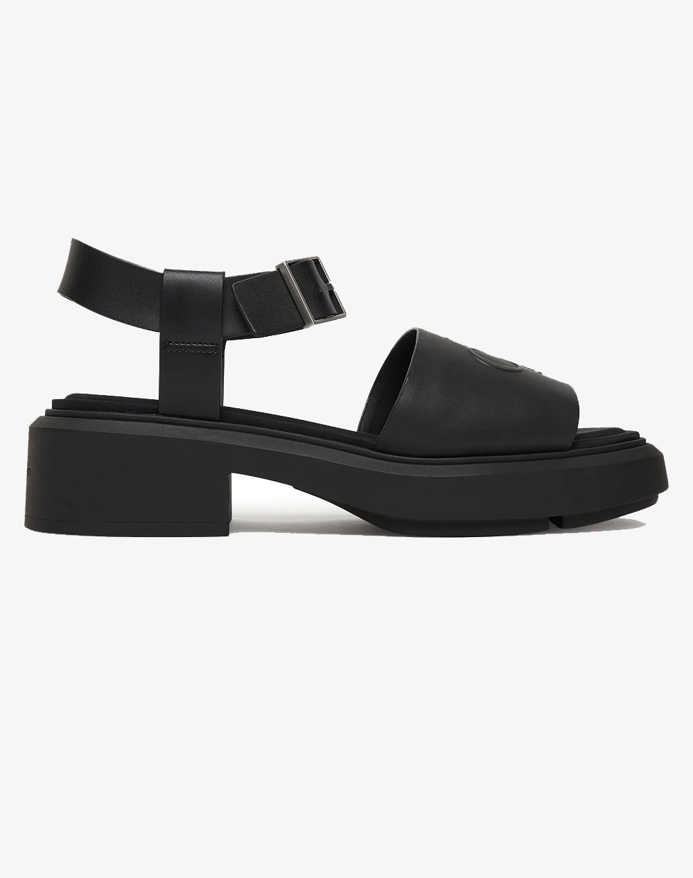 CALVIN KLEIN JEANS CHUNKY SANDAL LTH MG HW0HW03131-0GJ TotalBlack