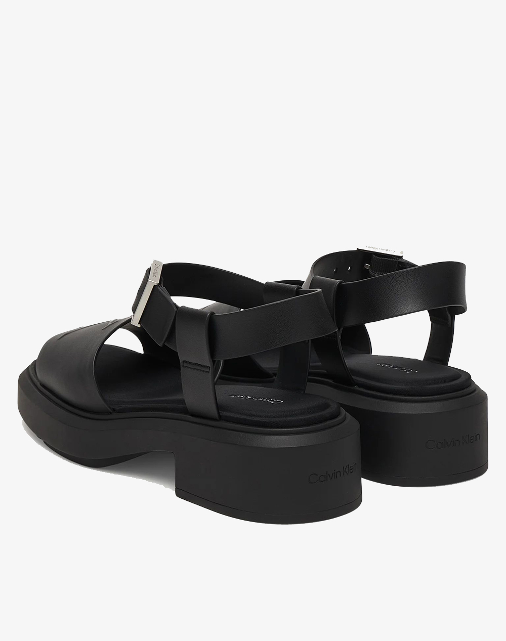 CALVIN KLEIN JEANS CHUNKY SANDAL LTH MG HW0HW03131-0GJ TotalBlack φωτογραφία