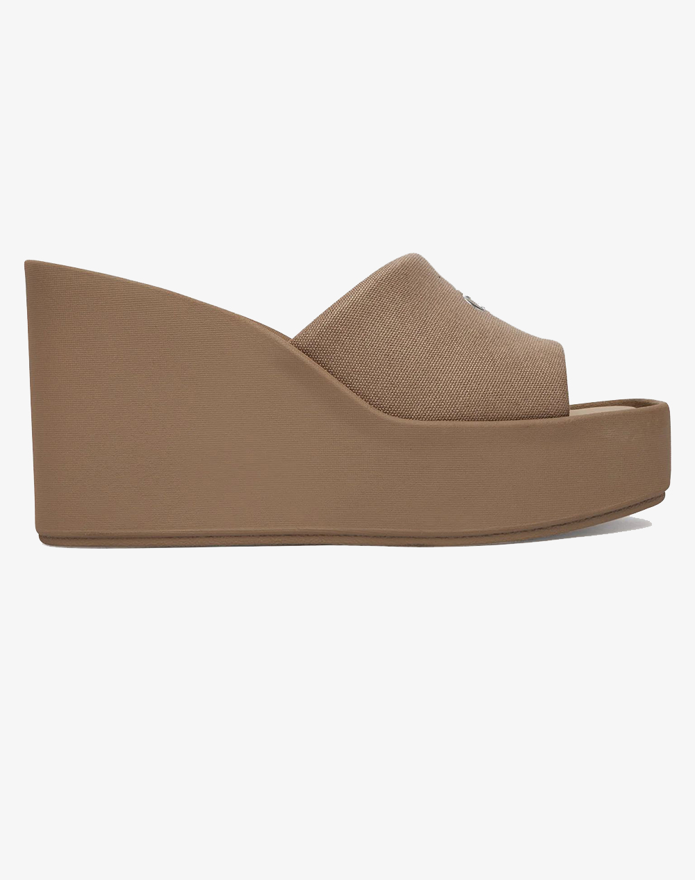 Calvin Klein CALVIN KLEIN JEANS WEDGE 70 SNDL CANV MG HW0HW03134-PBO Camel