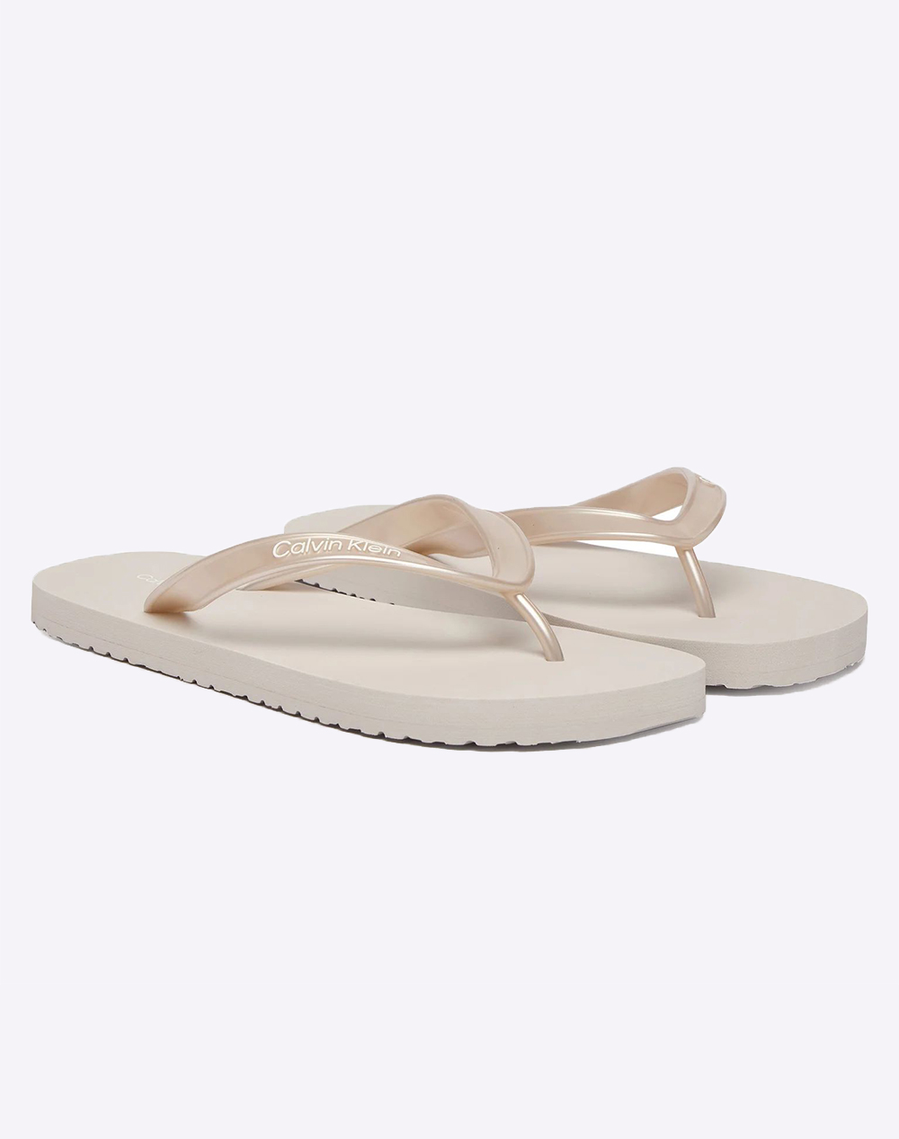 CALVIN KLEIN CALVIN KLEIN JEANS FLIP FLOP TPU METALLIC HW0HW02956-PE6 Biege - 2