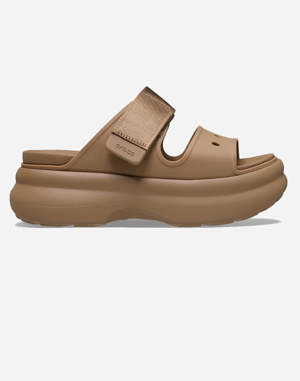 Crocs Γυναικεία Σανδάλια Ανοιχτό Καφέ Tpu