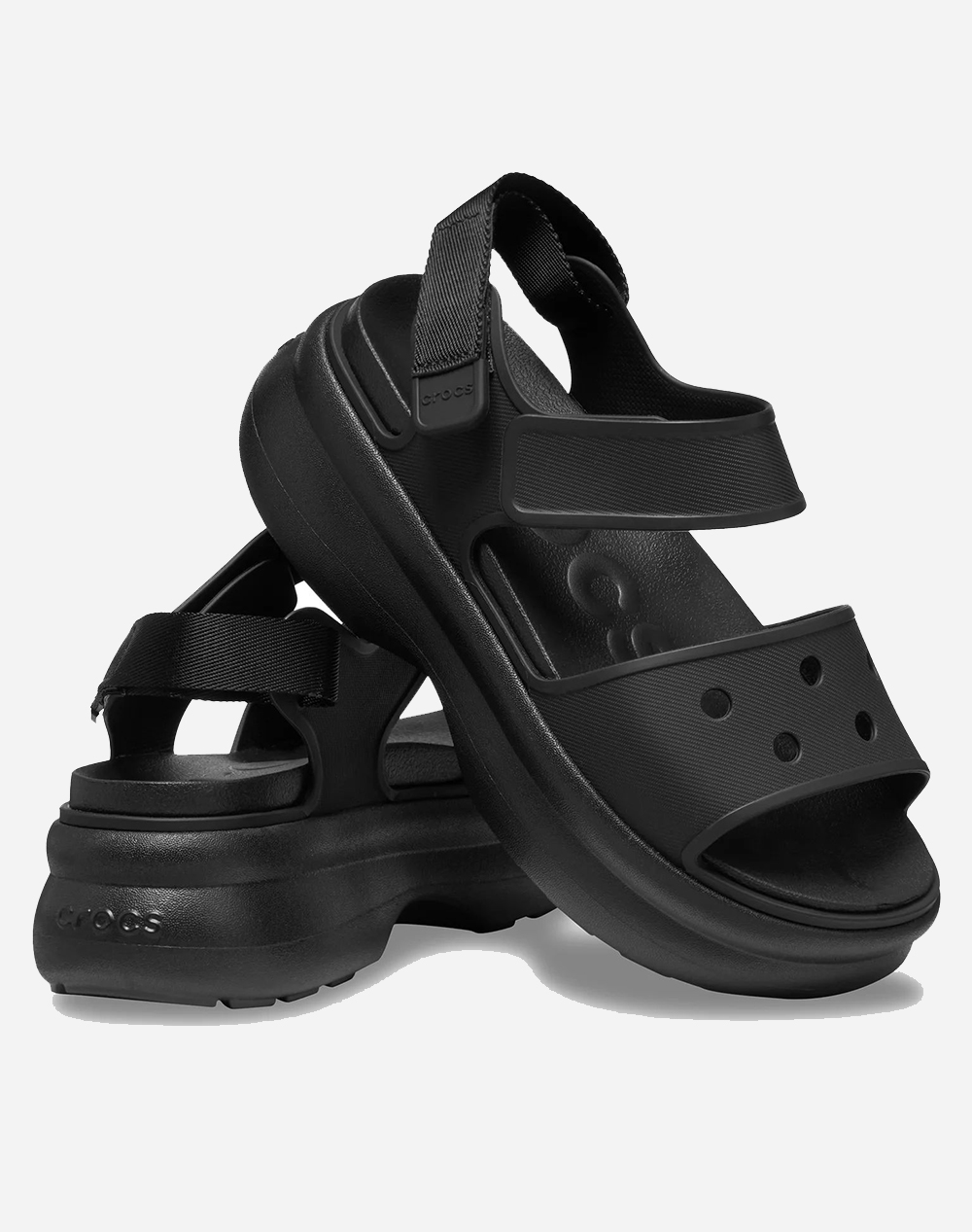 Crocs Soho Y Strap Sandal 211755-001 Black Γυναικεία παπούτσια Εσπαντριγιες Σανδαλια Politikos Shop Πολιτικός