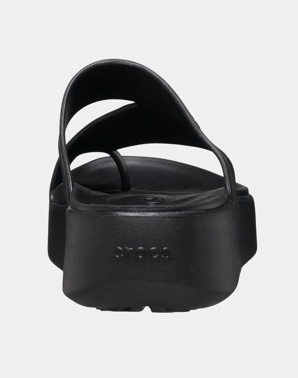 Crocs Getaway Platform Toe Loop 210834-001 Black Γυναικεία παπούτσια Σαγιοναρες Politikos Shop Πολιτικός