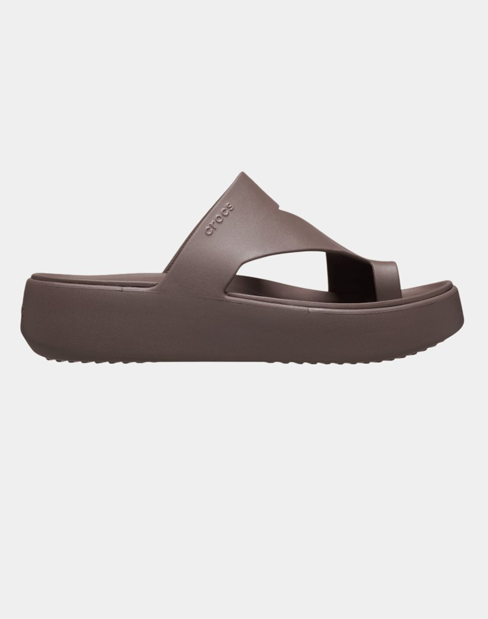 CROCS Getaway Platform Toe Loop 210834-0LF Brown