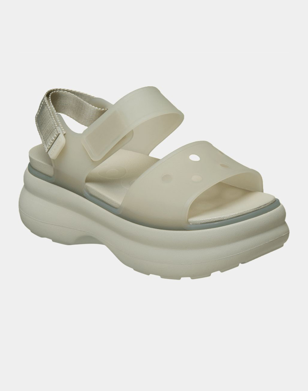 CROCS Soho Frosted Y Strap Sandal 212651-1WY LightGray