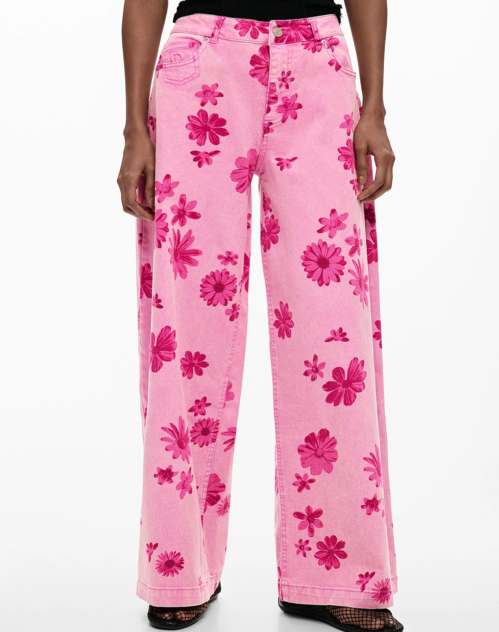 DESIGUAL DENIM_PICHI ΠΑΝΤΕΛΟΝΙ ΓΥΝΑΙΚΕΙΟ 26SWDD07-3067 Pink