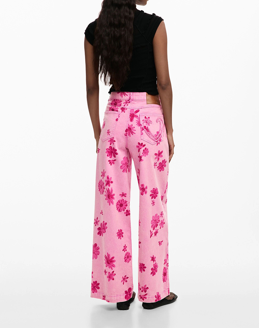DESIGUAL DESIGUAL DENIM_PICHI ΠΑΝΤΕΛΟΝΙ ΓΥΝΑΙΚΕΙΟ 26SWDD07-3067 Pink - 2
