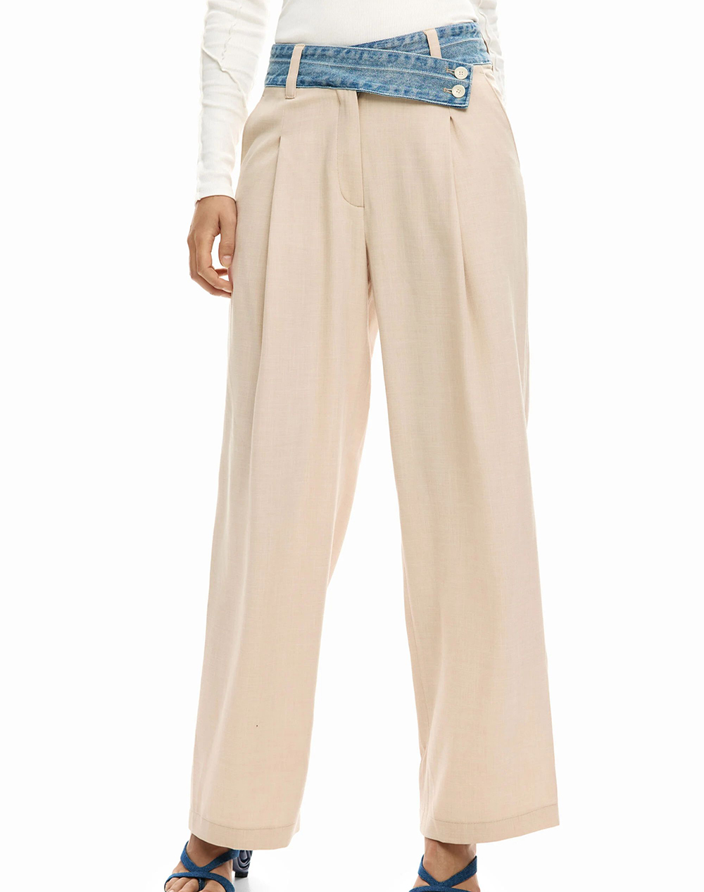DESIGUAL PANT_ISIS ΠΑΝΤΕΛΟΝΙ ΓΥΝΑΙΚΕΙΟ 26SWPW28-6008 Biege
