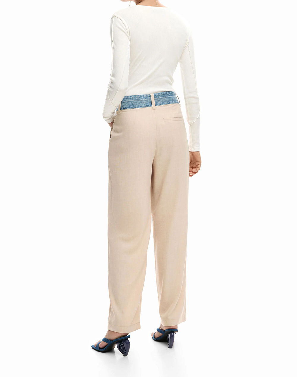 DESIGUAL DESIGUAL PANT_ISIS ΠΑΝΤΕΛΟΝΙ ΓΥΝΑΙΚΕΙΟ 26SWPW28-6008 Biege - 2