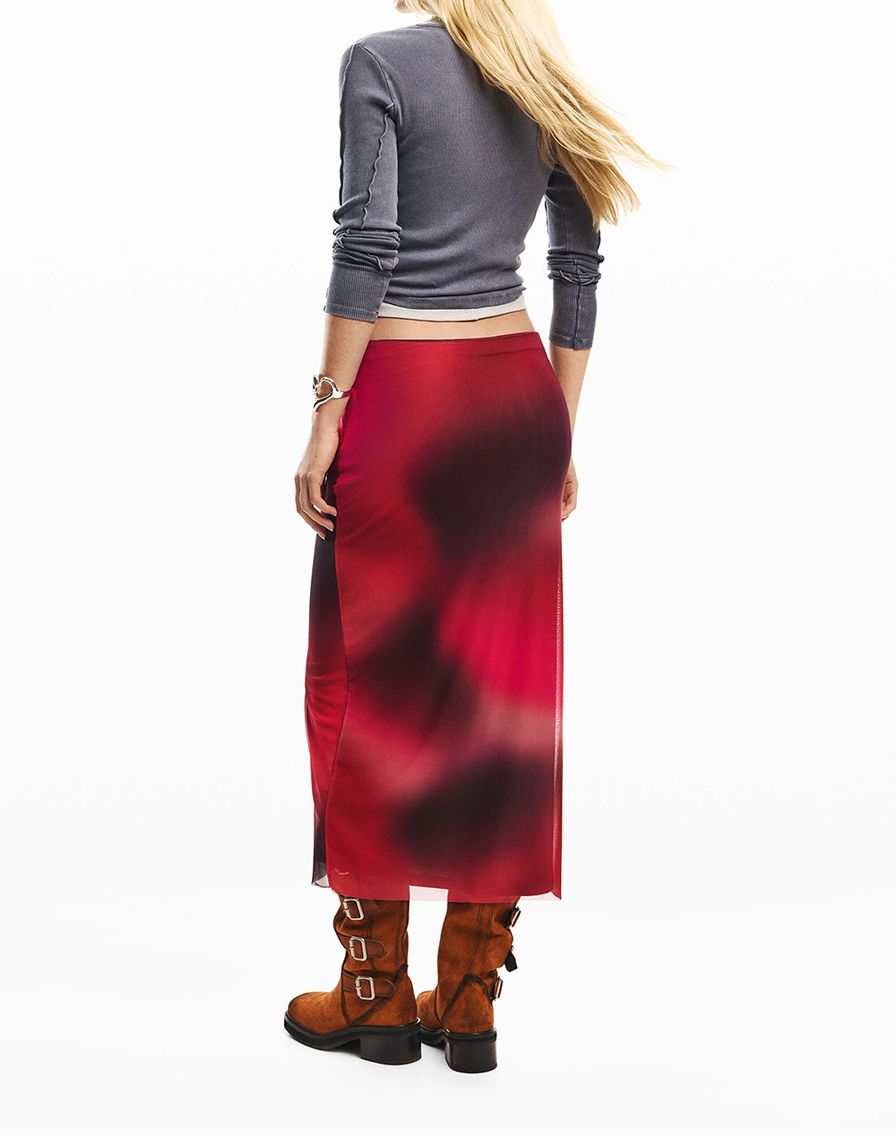 DESIGUAL DESIGUAL FAL_ASMEE ΦΟΥΣΤΑ ΓΥΝΑΙΚΕΙΟ 26SWFK02-3098 Red - 2