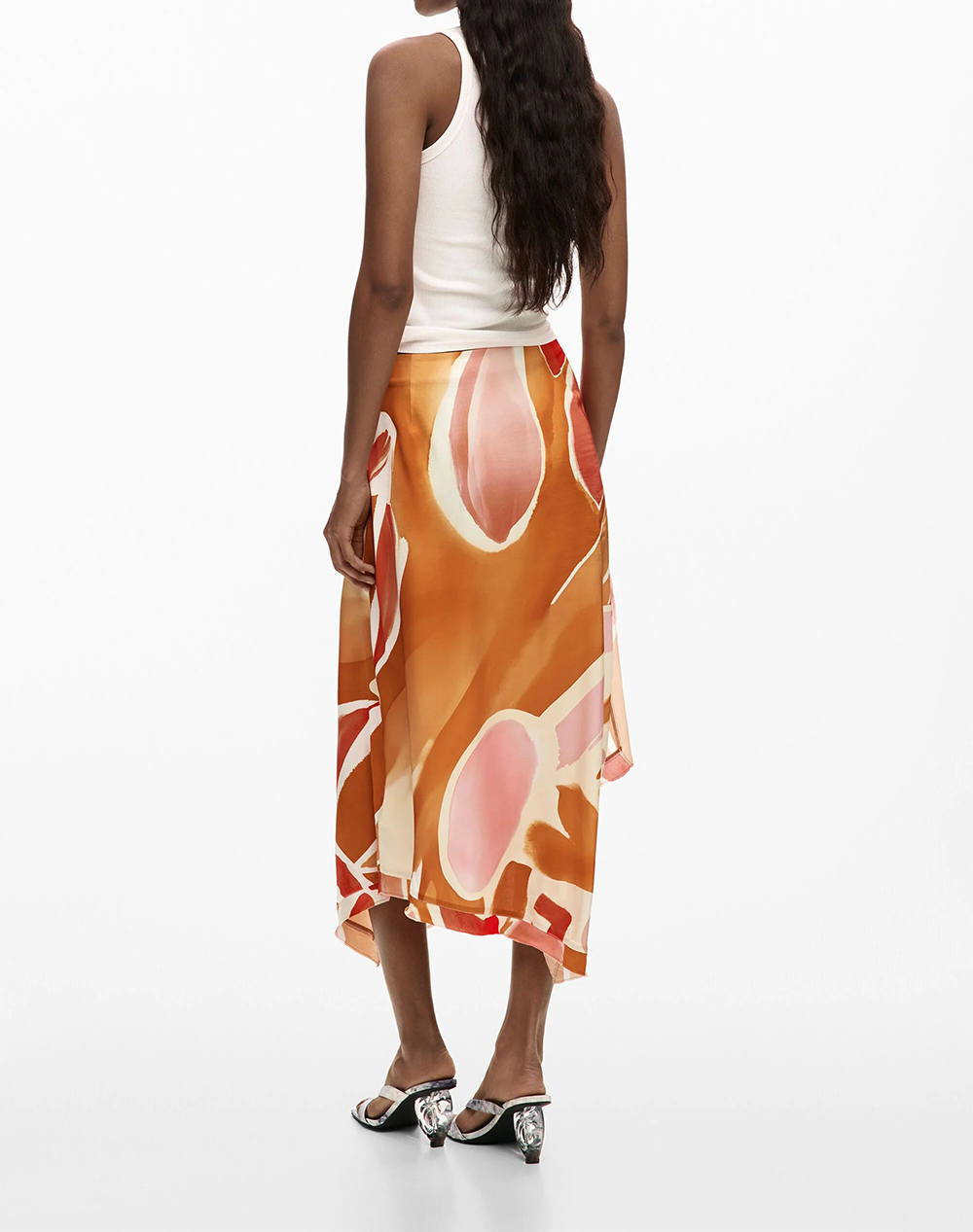 DESIGUAL FAL_VENT_ORANGE ΦΟΥΣΤΑ ΓΥΝΑΙΚΕΙΟ 26SWFW13-7002 Orange φωτογραφία