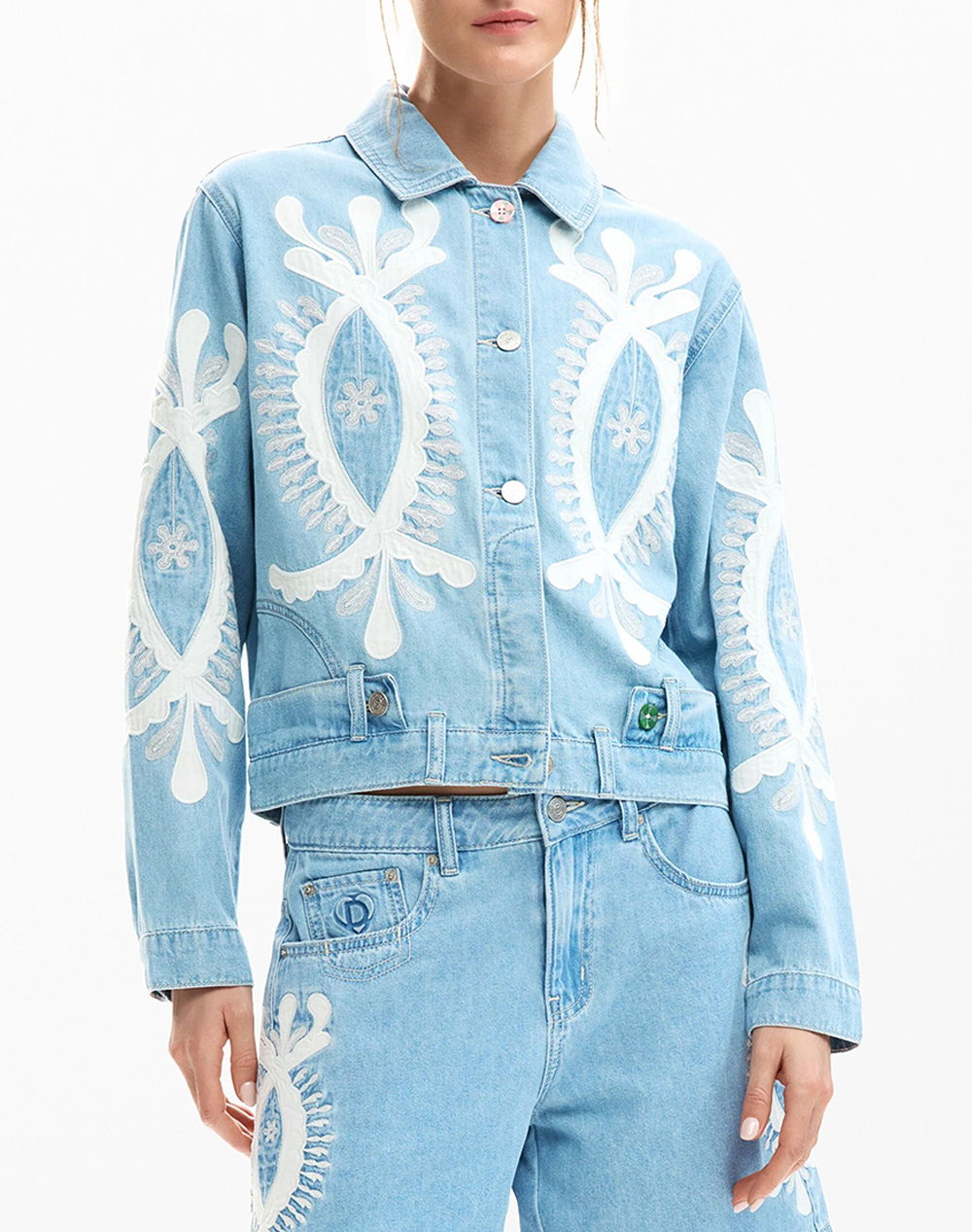 DESIGUAL CHAQ_BORDER ΜΠΟΥΦΑΝ ΓΥΝΑΙΚΕΙΟ 26SWED04-5053 DenimBlue