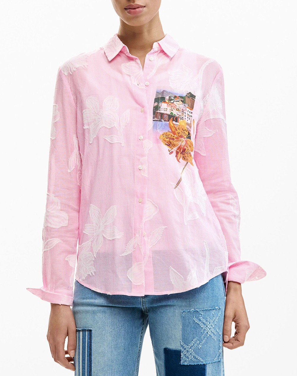 DESIGUAL CAM_PINKJAC ΠΟΥΚΑΜΙΣΟ ΓΥΝΑΙΚΕΙΟ 26SWCW12-3049 Pink