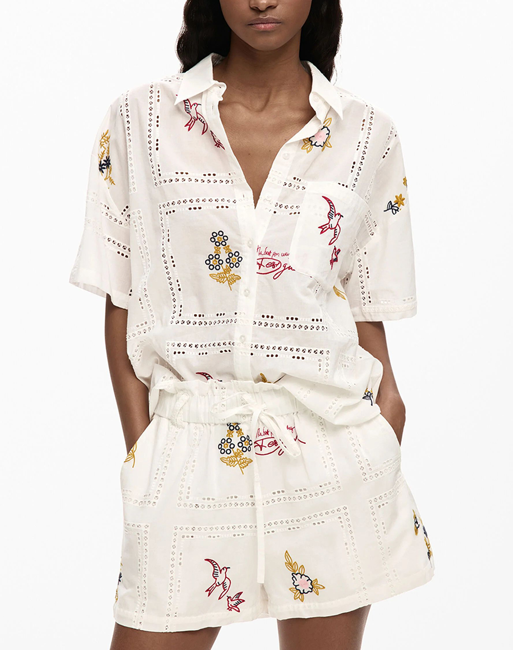 DESIGUAL CAM_MARTIN ΠΟΥΚΑΜΙΣΟ ΓΥΝΑΙΚΕΙΟ 26SWCW30-1000 White