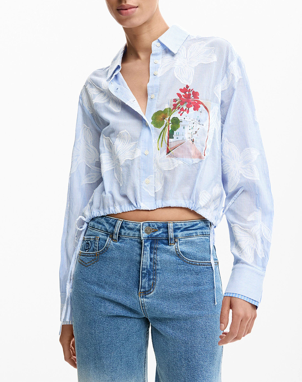 DESIGUAL CAM_PARKER ΠΟΥΚΑΜΙΣΟ ΓΥΝΑΙΚΕΙΟ 26SWCW28-5029 Blue