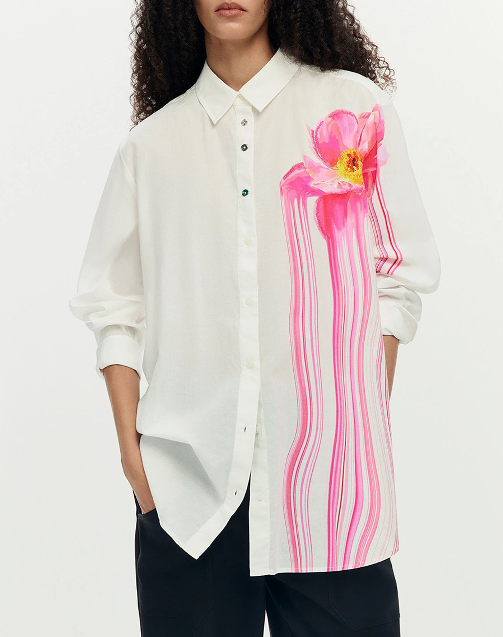 DESIGUAL CAM_GLOSS ΠΟΥΚΑΜΙΣΟ ΓΥΝΑΙΚΕΙΟ 26SWCW18-1000 White