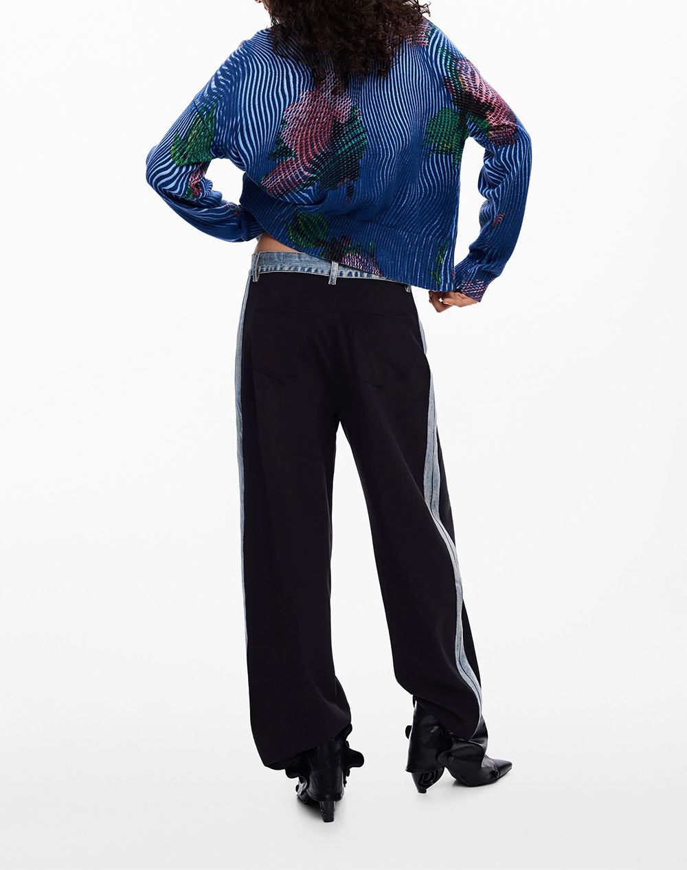 DESIGUAL JERS_NORA ΠΛΕΚΤΟ ΓΥΝΑΙΚΕΙΟ 26SWJF19-5001 Blue φωτογραφία