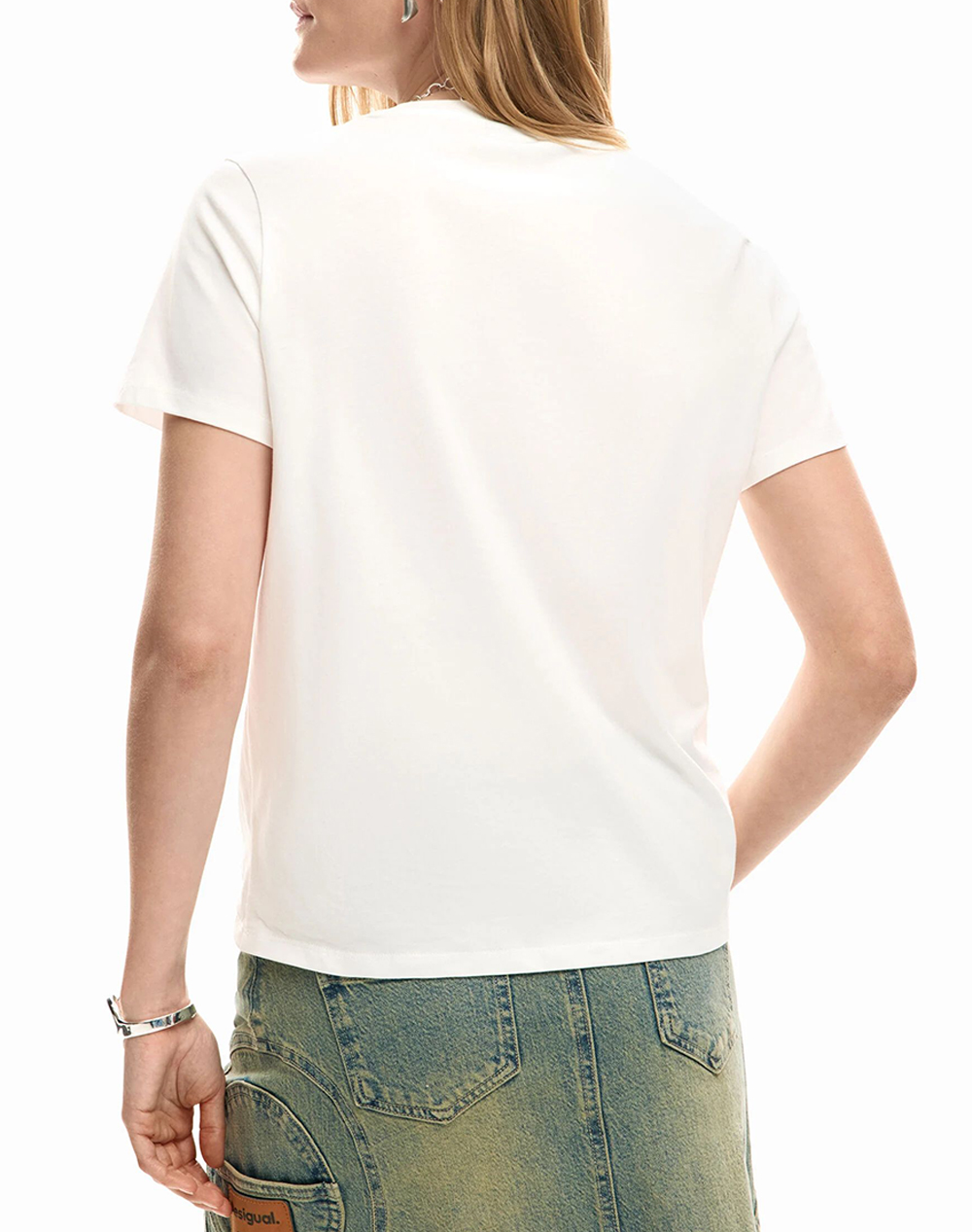 DESIGUAL DESIGUAL TS_VILMA ΜΠΛΟΥΖΑ ΓΥΝΑΙΚΕΙΟ 26SWTK51-1000 White - 2