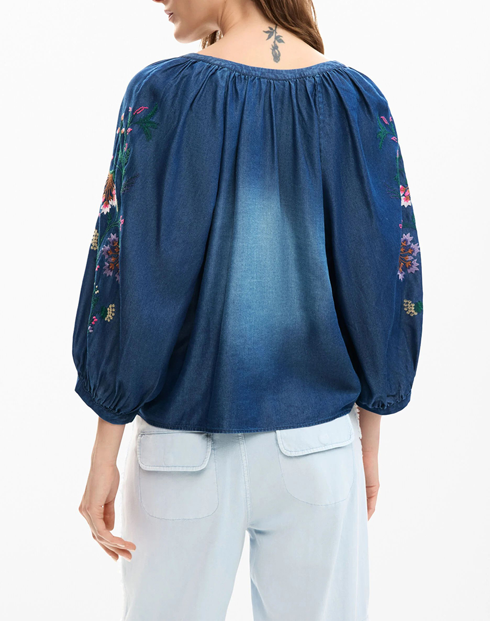 DESIGUAL DESIGUAL BLUS_CHAMBRE ΜΠΛΟΥΖΑ ΓΥΝΑΙΚΕΙΟ 26SWBW16-5055 Blue - 2