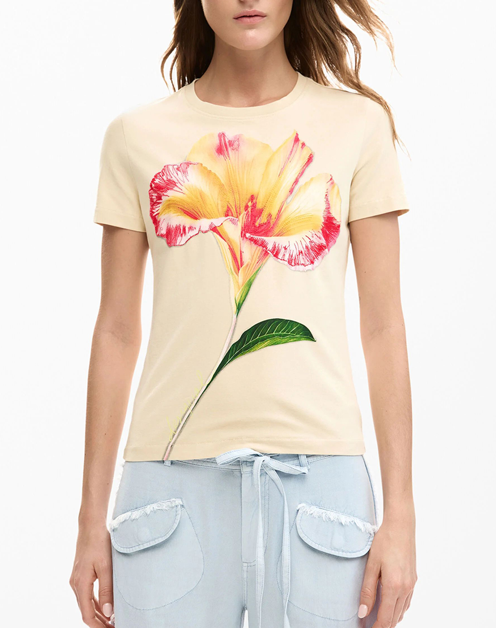 DESIGUAL TS_ESTOCOLMO ΜΠΛΟΥΖΑ ΓΥΝΑΙΚΕΙΟ 26SWTK03-1001 LightYellow