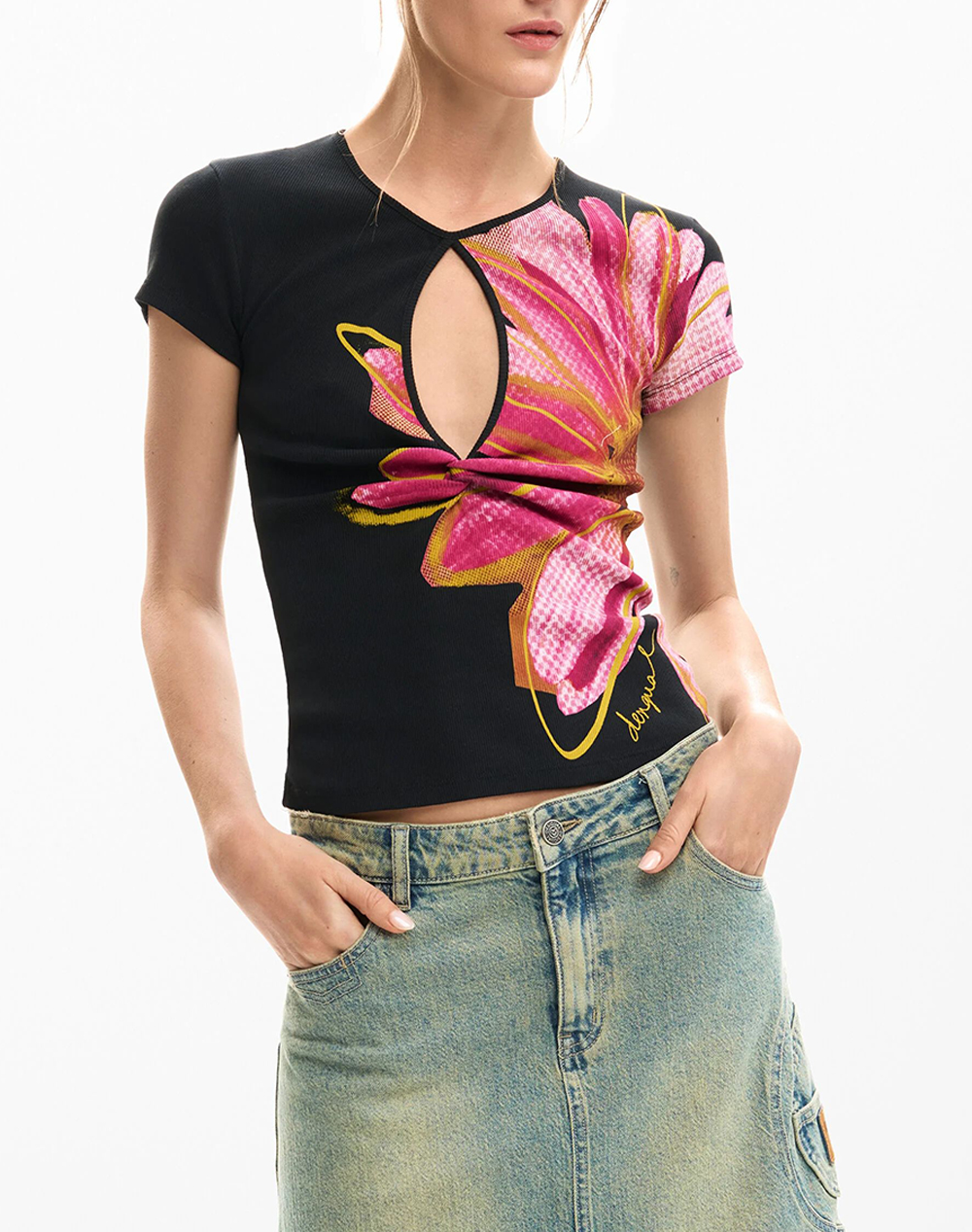 DESIGUAL TS_DUBLIN ΜΠΛΟΥΖΑ ΓΥΝΑΙΚΕΙΟ 26SWTK05-2000 Black