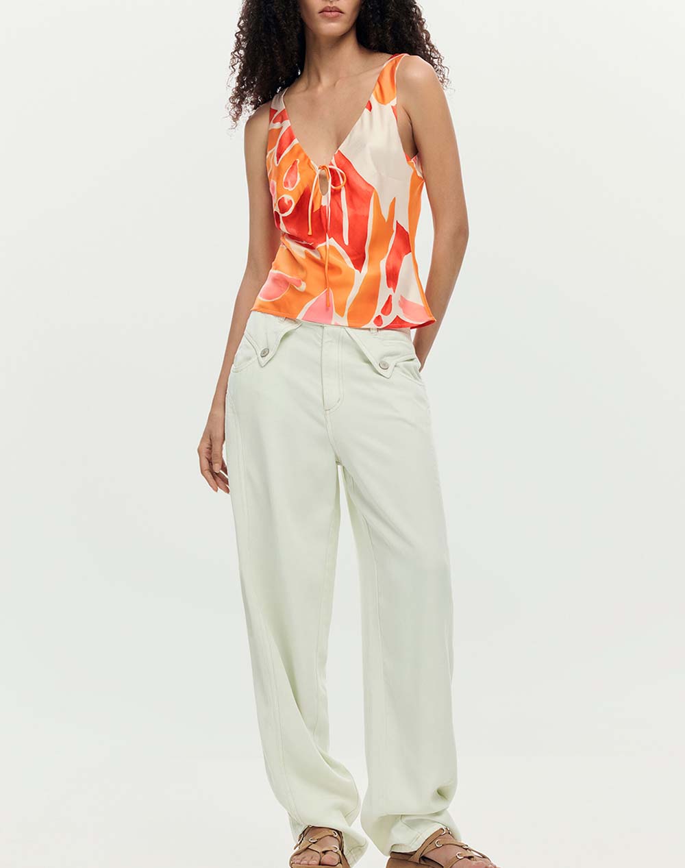 Desigual Blus Pire Μπλούζα Γυναικείο 26Swbw14-7002 Orange Γυναικεία ρούχα μπλούζες Τοπ Κορμακια Politikos Shop Πολιτικός